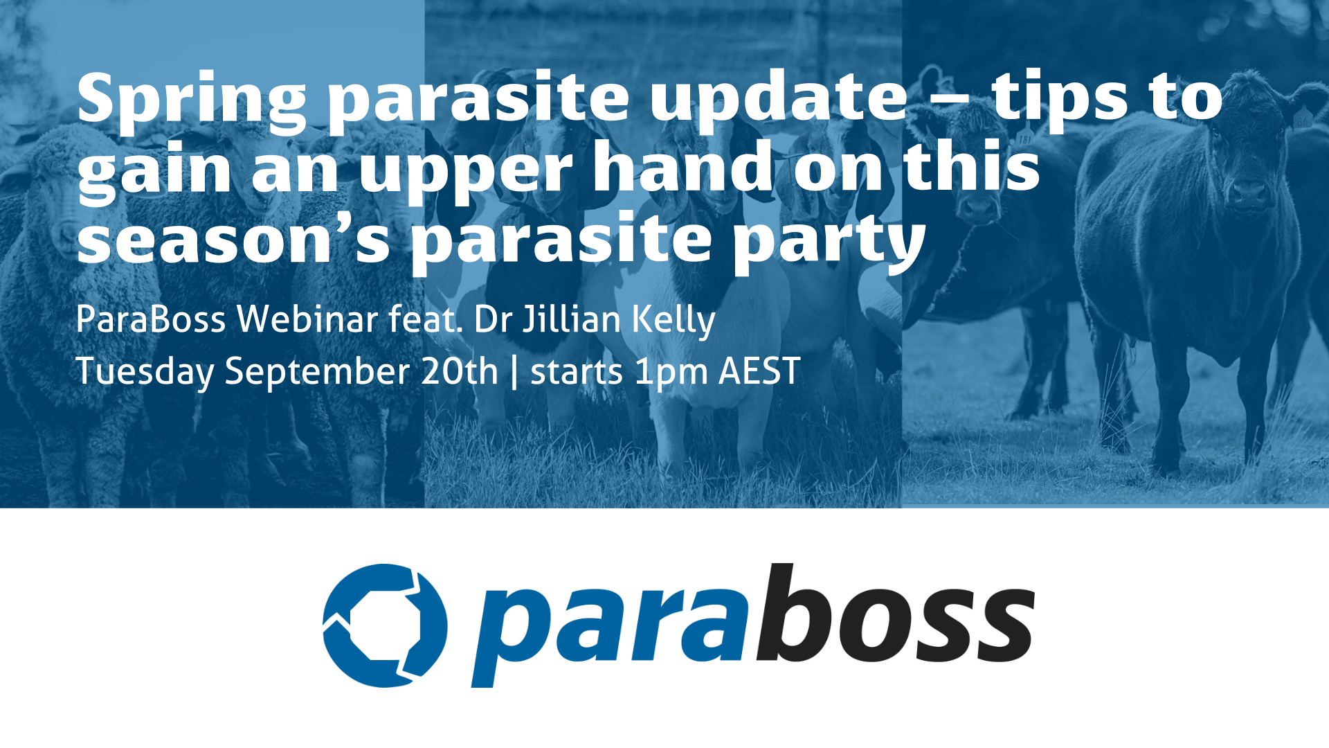 ParaBoss webinar: Spring parasite update – tips to gain an upper hand on this season’s parasite party