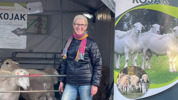 Liz showcasing her Kojak maternal line