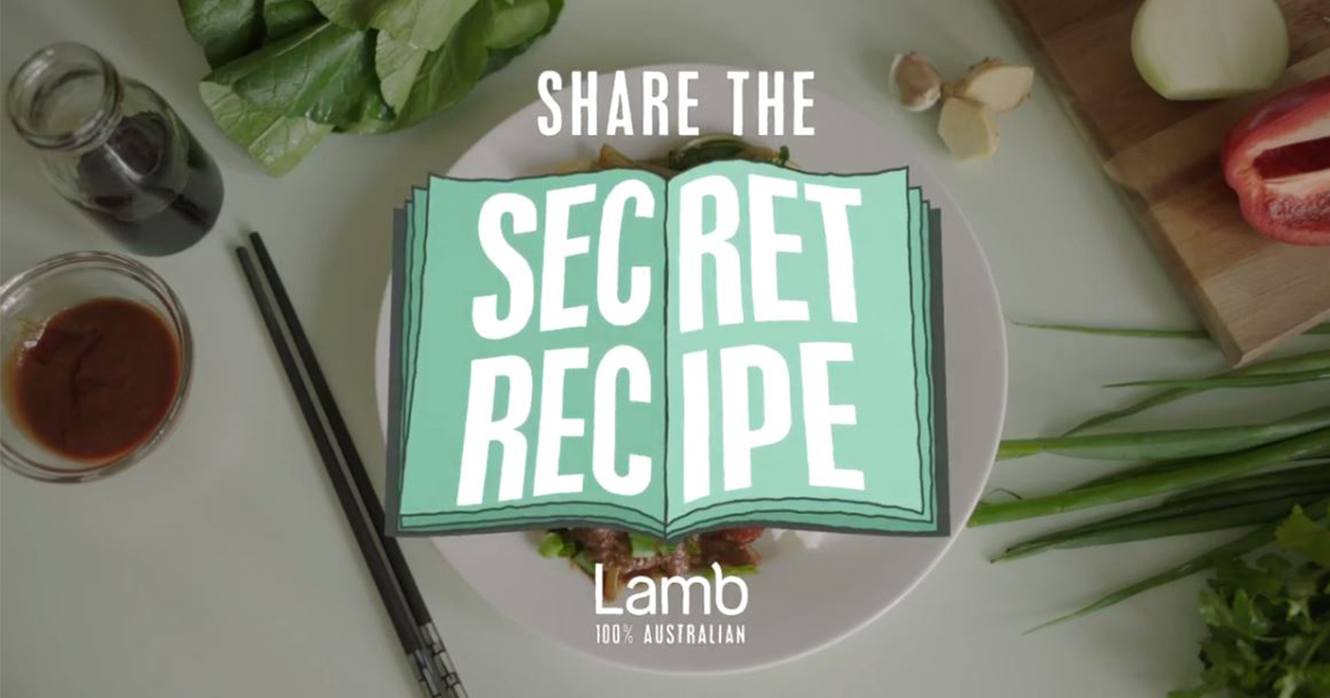 Sharing lamb through ‘secret recipes’ Meat & Livestock Australia