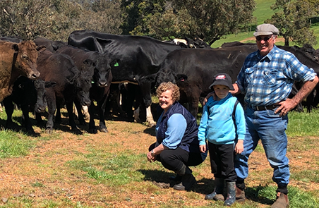 Annette and Bruno Italiano, Sandlewood Farms, Harvey, and their grandson, Matthew Pastonjicki.