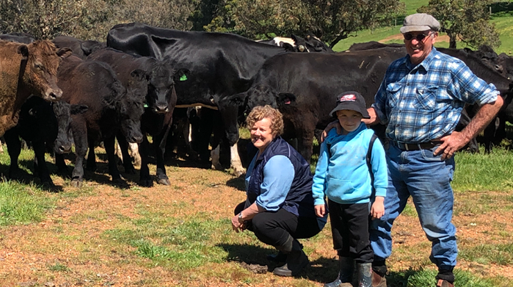 Annette and Bruno Italiano, Sandlewood Farms, Harvey, and their grandson, Matthew Pastonjicki.