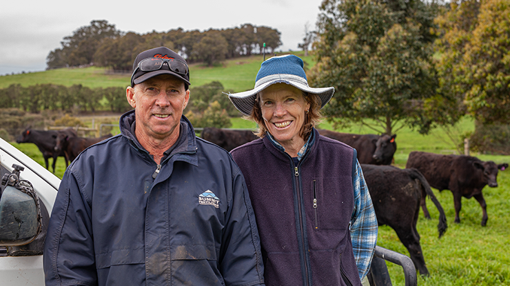 Wayne and Carol Dumbrell, Walpole.