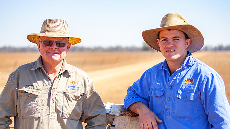 Geoff and David Burey, Brownleigh Pastoral Company