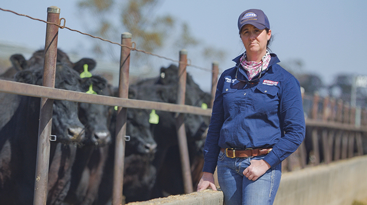 Kerwee Feedlot Livestock Manager, Stevie-Lee Wayman