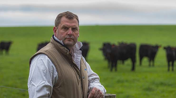 Jim Gaylard, Trawalla property manager, Rose Grange Pastoral Company, Little River, near Geelong